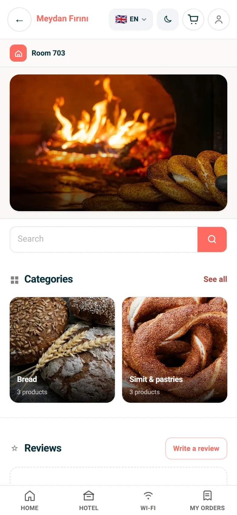 Bakery and patisserie